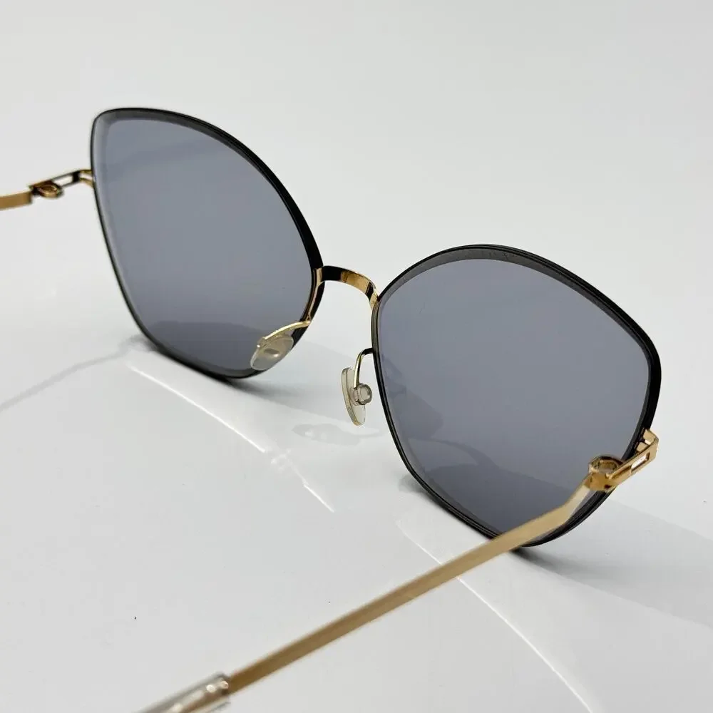 Mykita Sunglasses Studio 10.2 Col 342 Gold Cat Eye Butterfly Oversize Frame 62mm